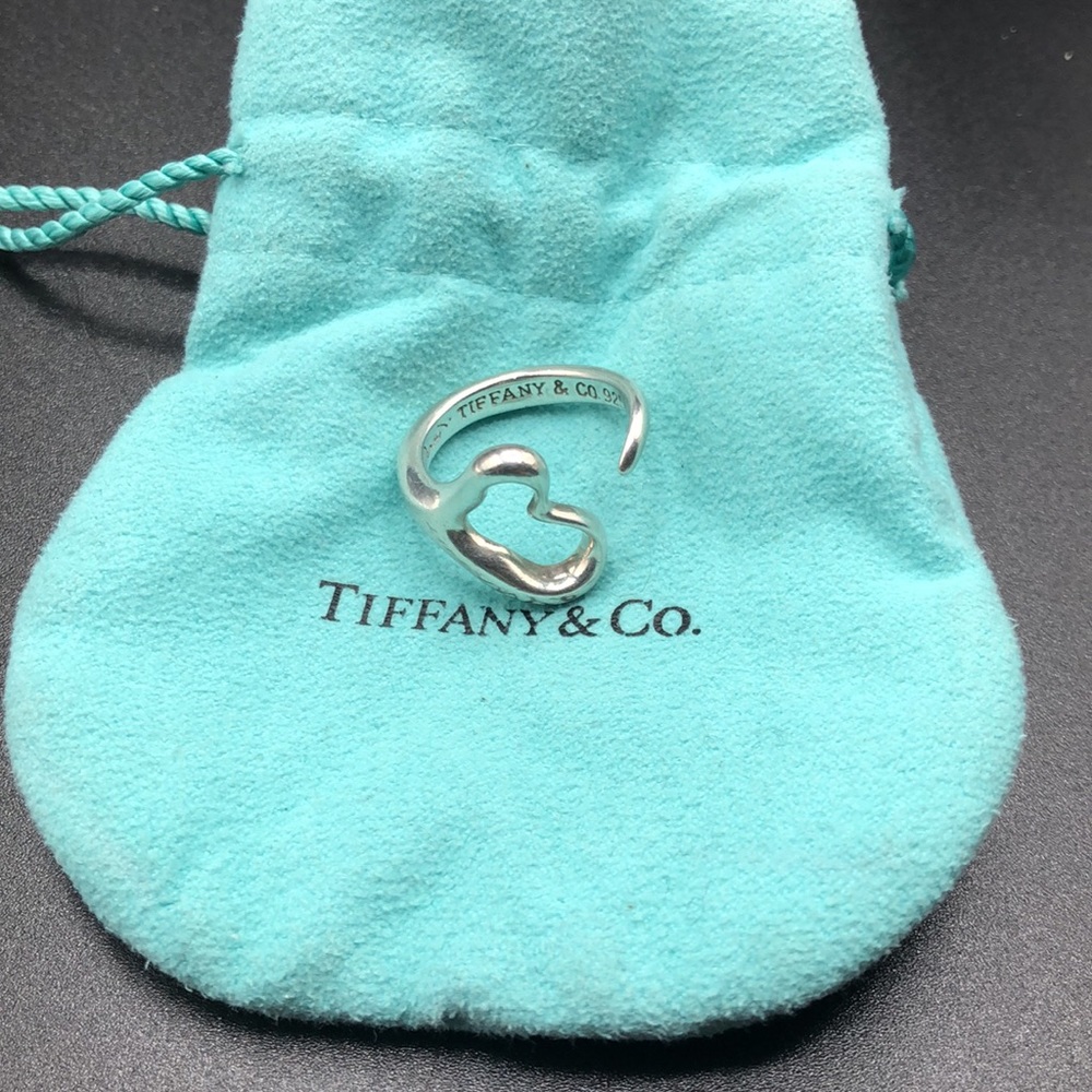 Tiffany & Co Elsa Peretti Open Heart Ring